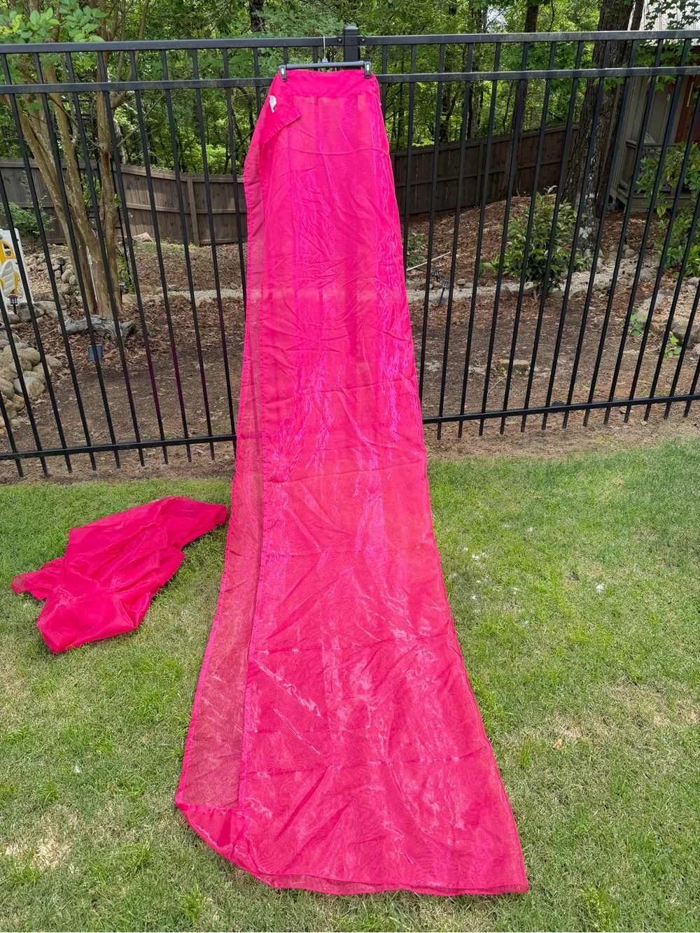 Bright Pink Sheer Window Curtains - Home Accents Ikea Sarita new w/o package